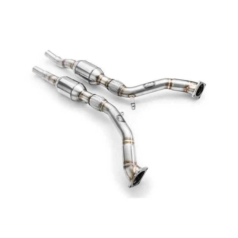 Downpipe Audi A6 S4 S6 Rs4 B5 Allroad C5 2.7 t + Lyddemper - 1