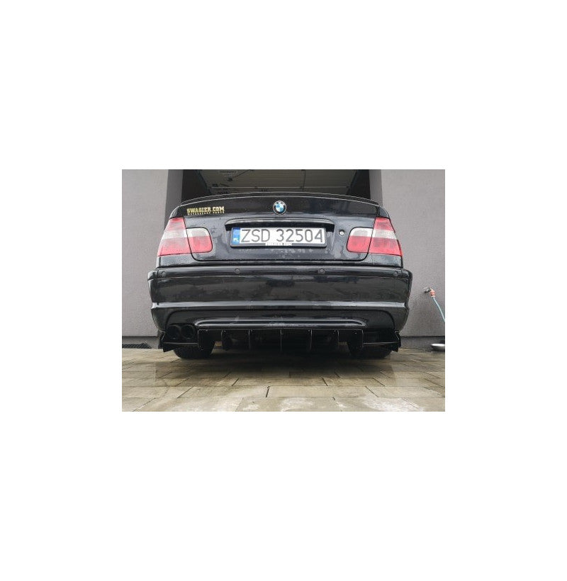 Diffusor BMW E46 touring M-pakke bakstøtfanger nærbilde