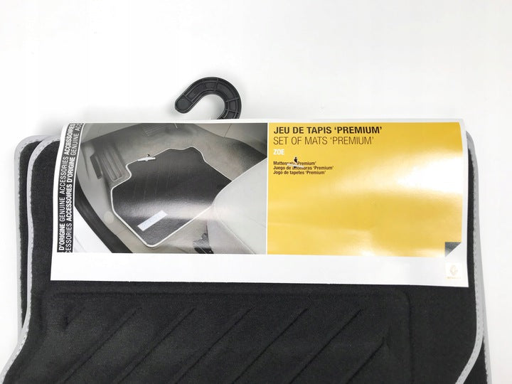 Renault OEM stoffmatter til Renault Zoe – kontraststiksøm