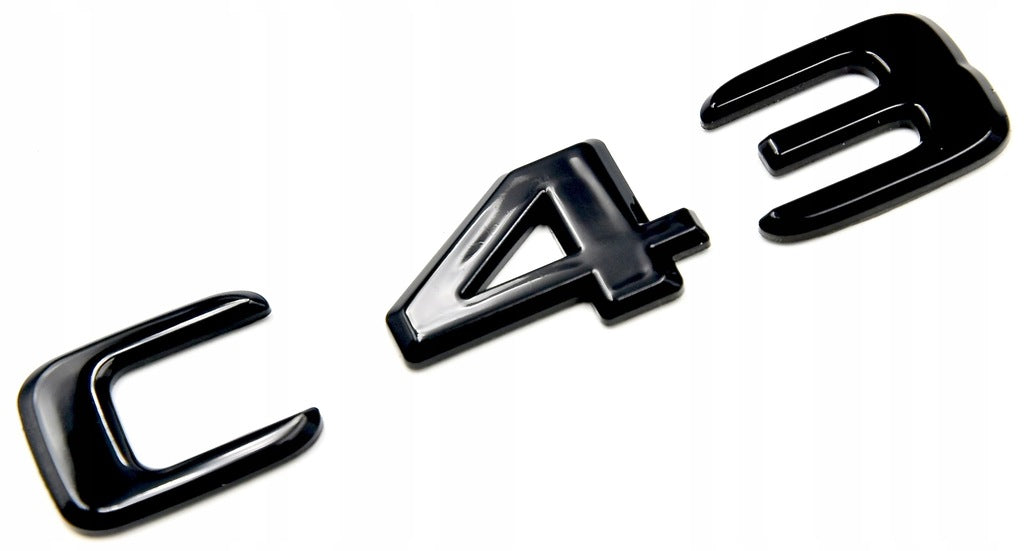 Emblem Mercedes C43 C (W205 / W206) Sport Black Edition - sett forfra