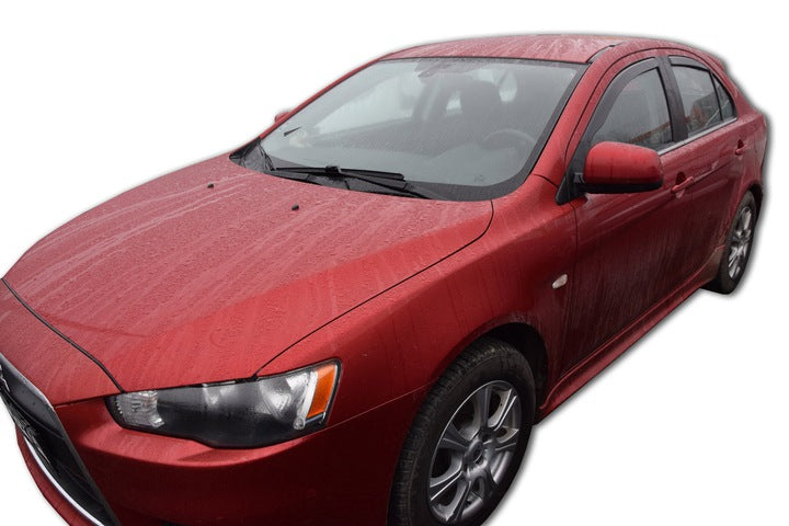 Heko vindavviser til Mitsubishi LANCER 4/5-dørs 2007 → sett 4 stk. – PMMA Plexi