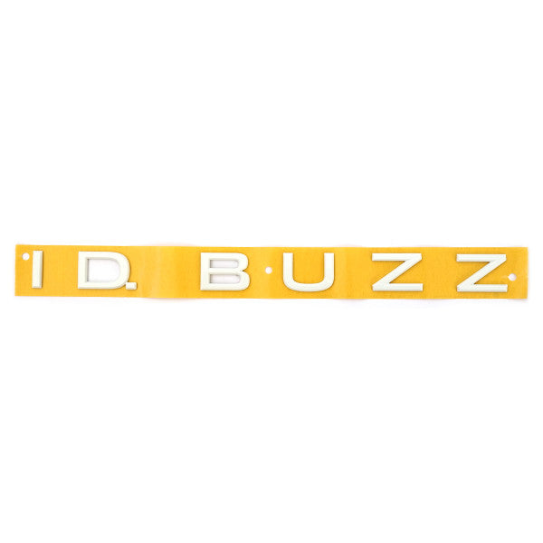 Originalt emblem/logo til Vw ID.Buzz Pure White i ren hvit farge, monteres på bakluke