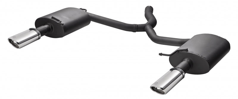 Sluttdemper duet Ulter Audi A4 B7 101-309 med N27 endepiper polert rustfri stal
