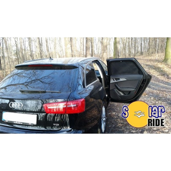Solskjerm Audi A6 C7 Avant (2011-2018), solskjerm montert på bakvindu