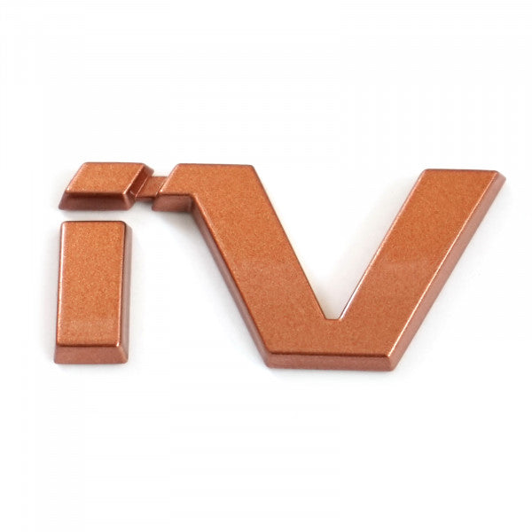 Emblem/logo til Skoda Enyaq iV Penny Copper metallic i Penny Copper metallic farge med perfekt passform for bakluke