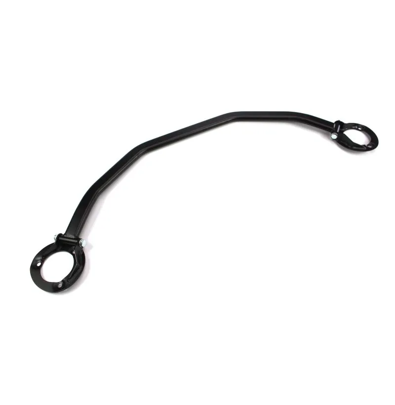 Fremre avstiver for BMW E36 Compact montert i motorrommet, sort stål