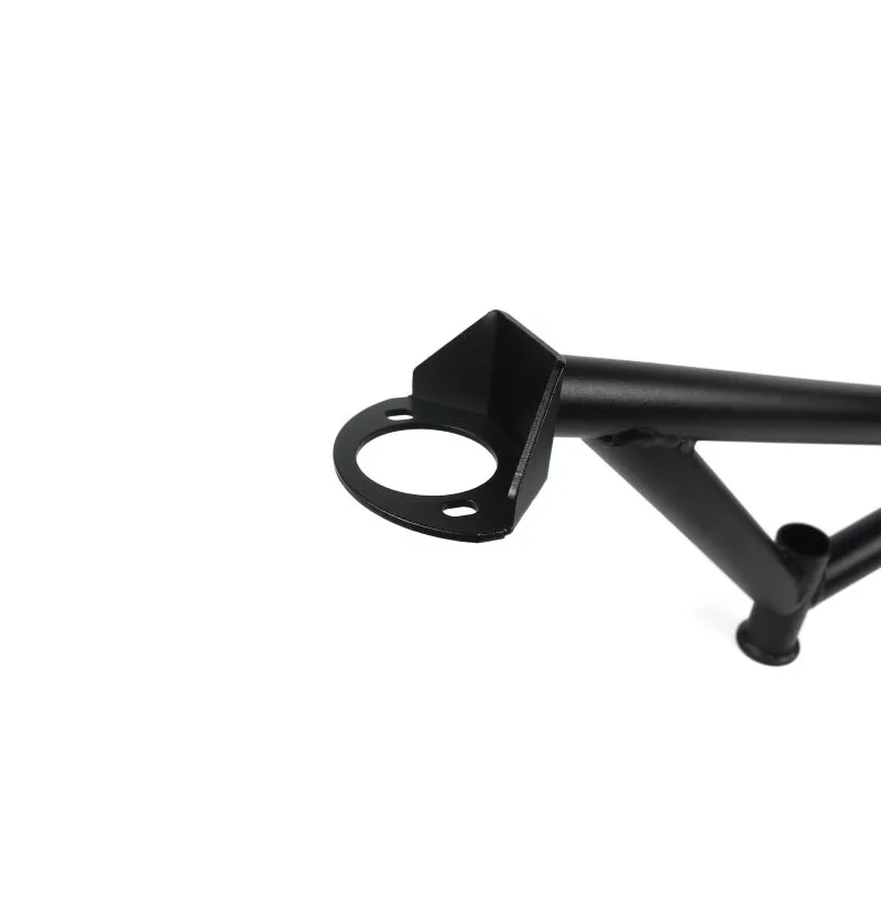 Sort pulverlakkert X-brace avstiver for BMW E36 coupe sedan touring