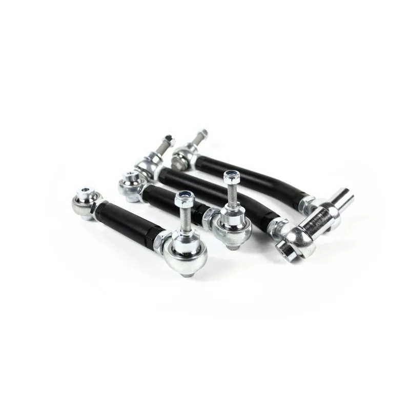 Justerbare bakre camber arms for BMW E38 – komplett sett med 4 stk i S355 stål