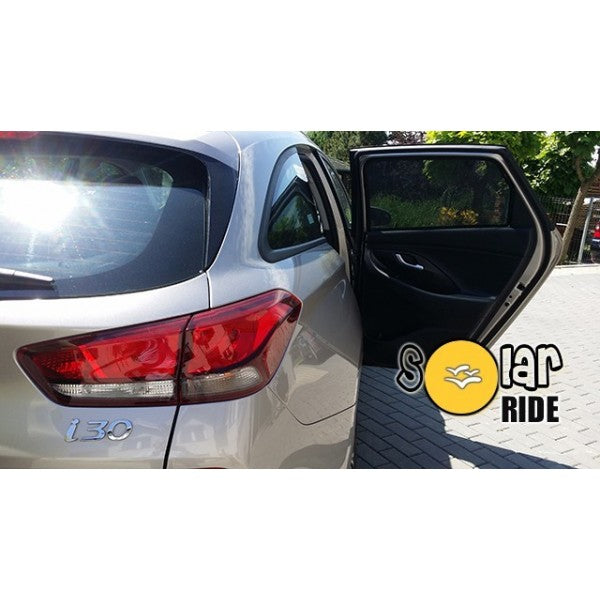Solskjerm Hyundai i30 Wagon III (2017-) (5 stk) - sett forfra