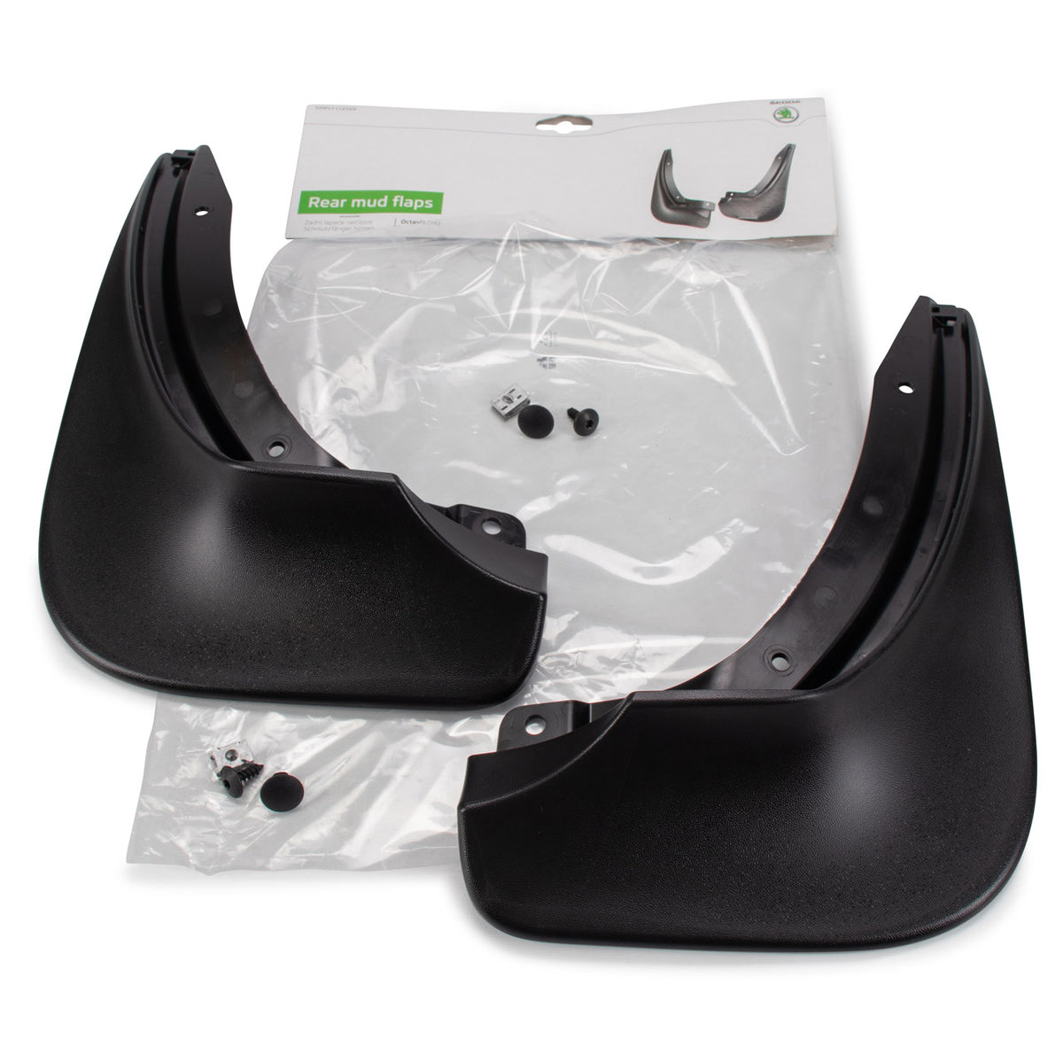 VAG OEM skvettlapp til Skoda Octavia III / Black - sett 2 stk. – stasjonsvogn