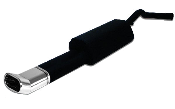 Sluttdemper Ulter A4 B5 101-102 singel utgang N21-1DTM oval polert DTM-stil endepipe