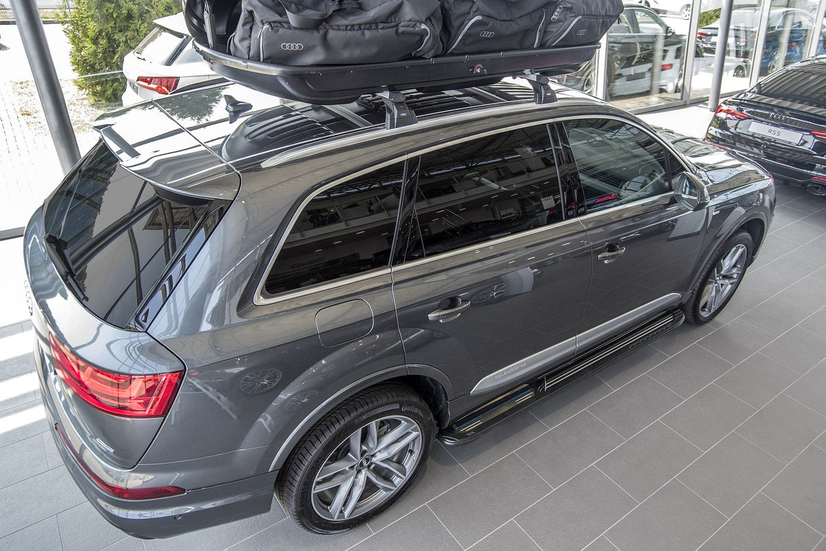 Sidevinkel av Ventshield stigtrinn for Audi Q7 4M – viser profil