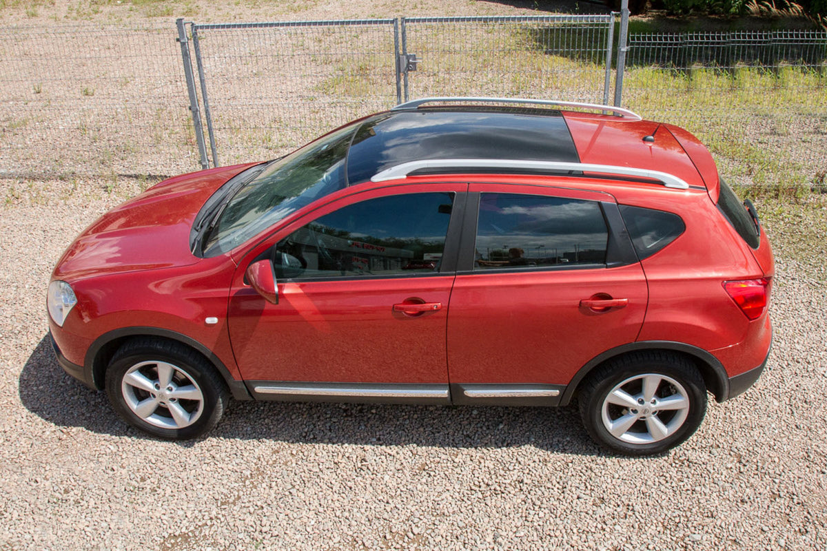 Takrails Nissan Qashqai (J10) Ventshield (2007-2013) - sett bakfra
