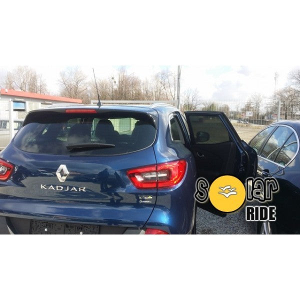 Røykfarget solskjerm til Renault Kadjar for bedre ventilasjon og regnbeskyttelse