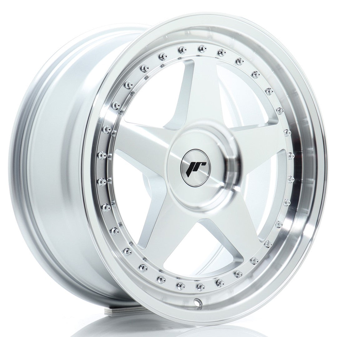 Felg JR Wheels JR6 18x8,5" Silver – sett forfra