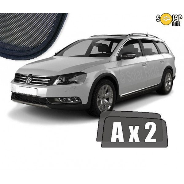 Sr solskjerm i akryl til Vw Passat B7 Variant, vindavviser med enkel montering og røykfarget finish