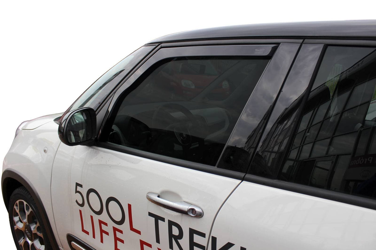 Heko vindavviser til Fiat 500L – sort transparent