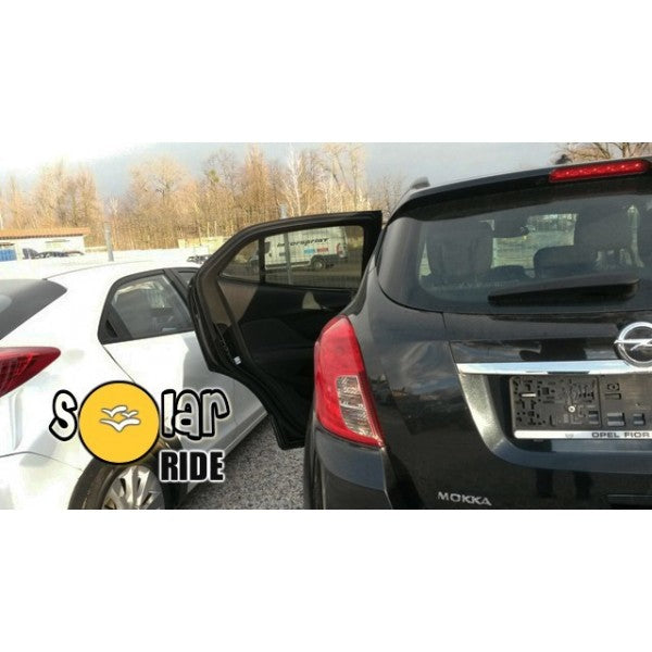 Solskjerm Opel Mokka A / Mokka X (2012-2019) (3 stk) - sett bakfra