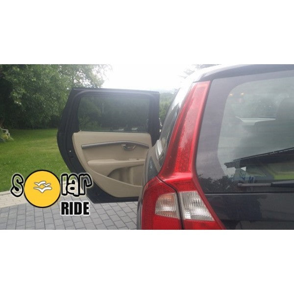 Solskjerm Volvo V70 / XC70 II III (2007-2016) (2 stk) - sett forfra