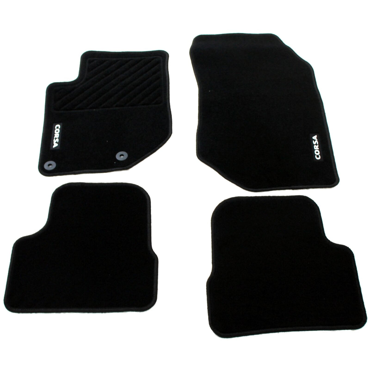 PSA OEM stoffmatter til Opel Corsa F / Corsa-e – anthracite svart