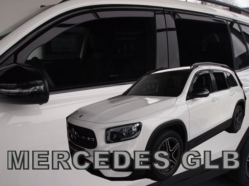 Heko vindavviser til Mercedes GLB (X247) / EQB (X243) – PMMA Plexi sort