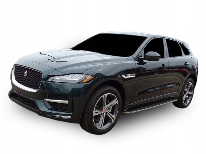 Stigtrinn Scoutt til Jaguar F-Pace 2016 og nyere i aluminium og ABS for enkel montering
