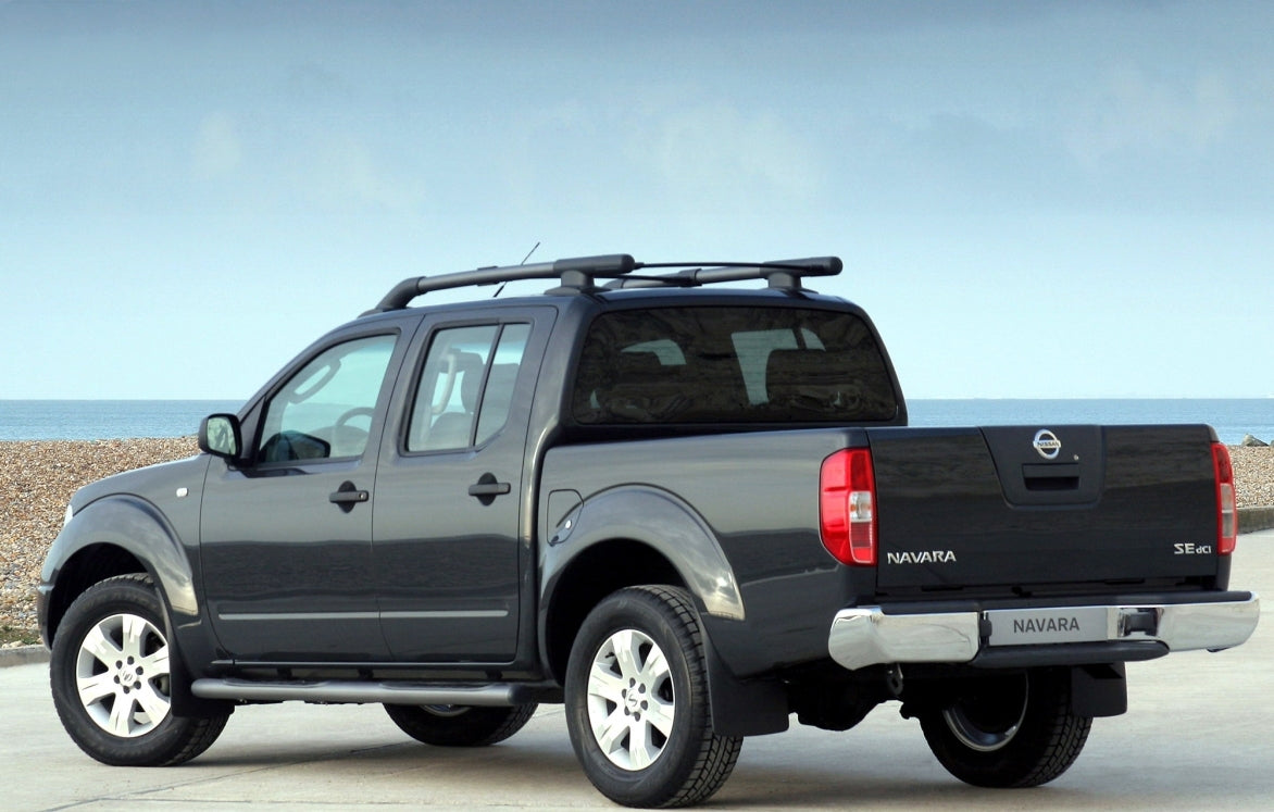 Takstativ Ventshield for Nissan Navara III (D40) 2005-2015 med T-monteringssystem og aluminium/stål materiale