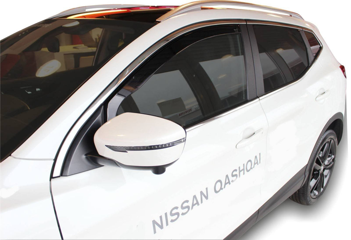 Heko vindavviser til Nissan Qashqai (J11) – røykfarget