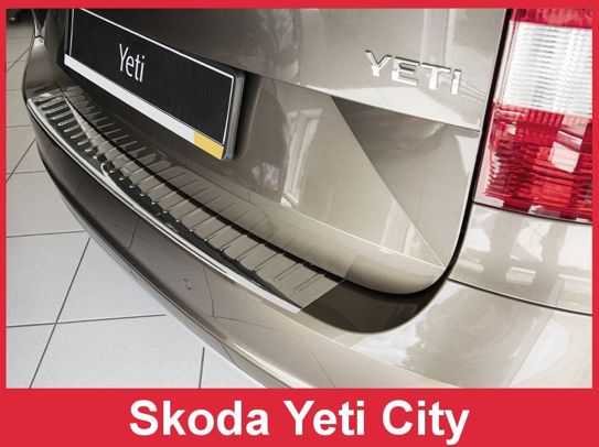 Avisa bakfangerbeskytter til Skoda Yeti City – rustfritt stål børstet