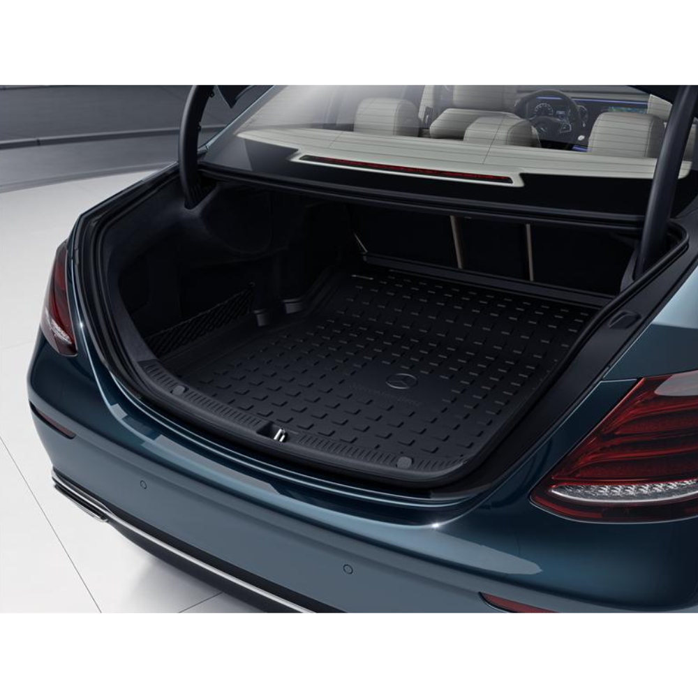 Mercedes OEM bagasjeromsmatte til Mercedes E (W213) Sedan / Genuine® Boot Liner – vanntett og antiskli