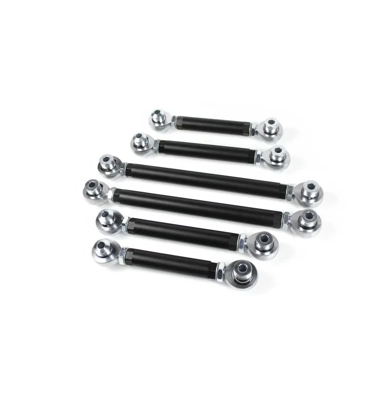 CNC-maskinerte S355-stål camber-armer med heavy duty chromoly uniballer for BMW E90