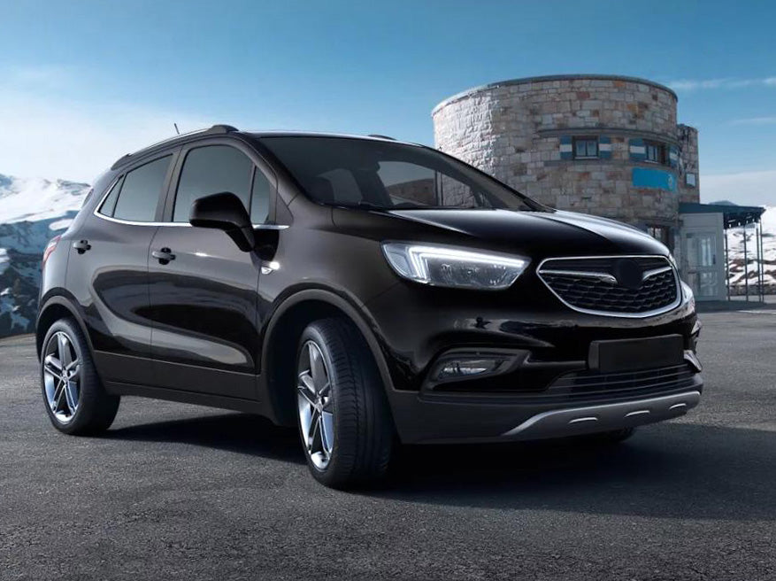 Bakfangerbeskytter Opel Mokka X facelift (2016-) – Rustfritt stål - nærbilde