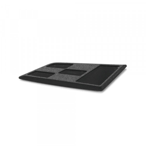 Emblem/logo til Seat Cupra R Black i svart ABS-materiale med original Seat-design