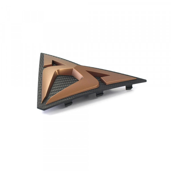 Emblem Seat CUPRA Ateca > Copper / Carbon - sett forfra