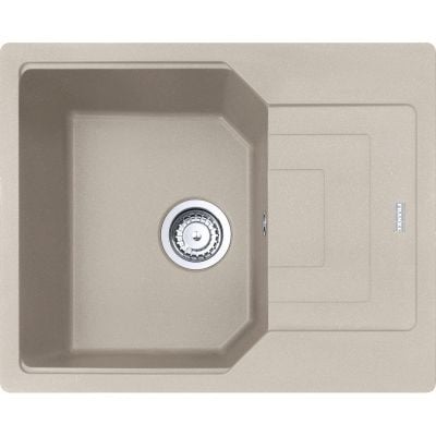 Franke Urban UBG 611-62 kjøkkenvask i granittkompositt, beige farge, 1 kum med avrenningsfelt
