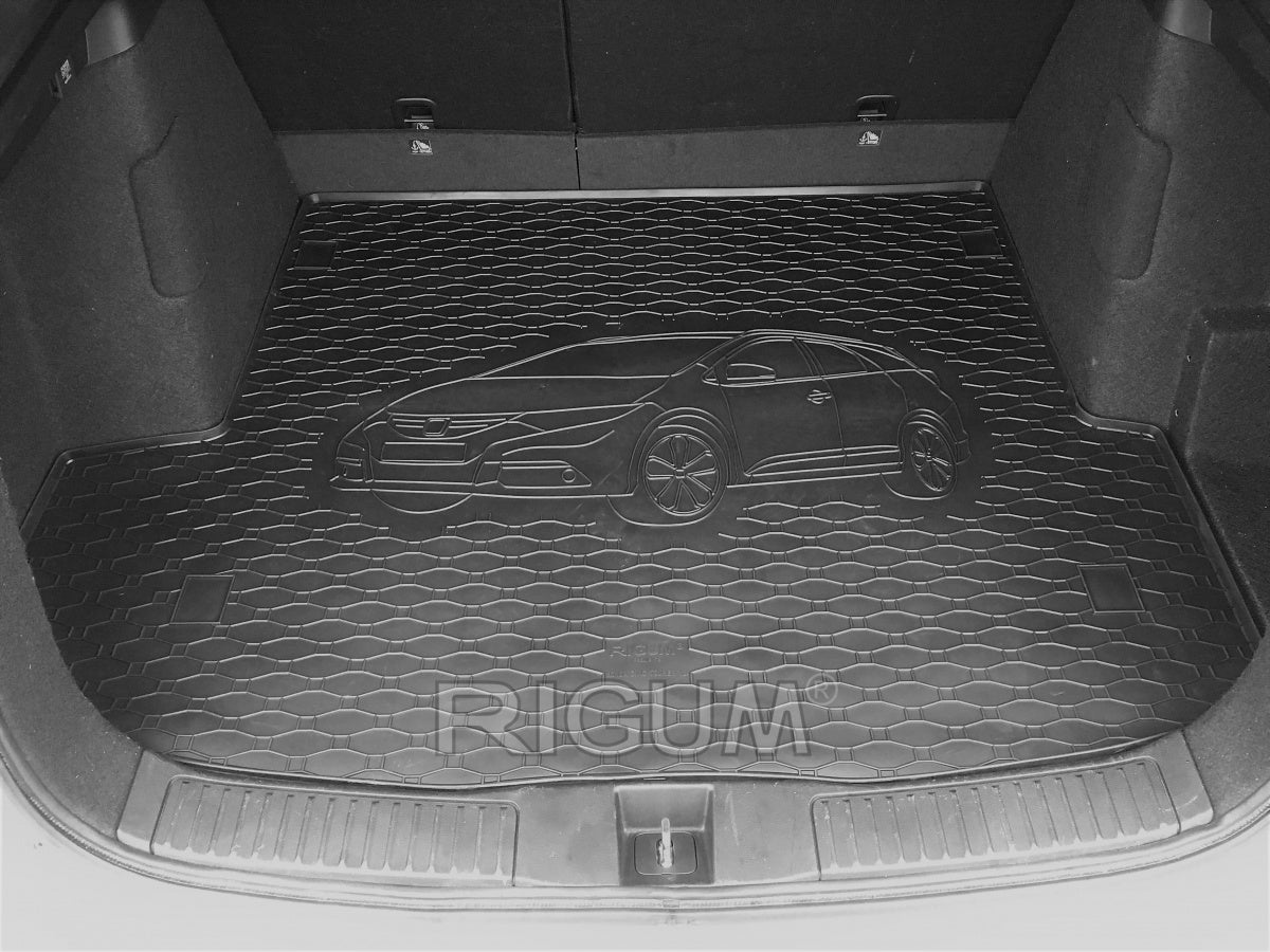 Rigum bagasjeromsmatte til Honda Civic Tourer – 10 mm sidekant