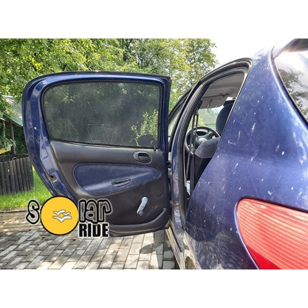 Solskjerm Peugeot 206 (1998-2009) (2 stk) - sett forfra