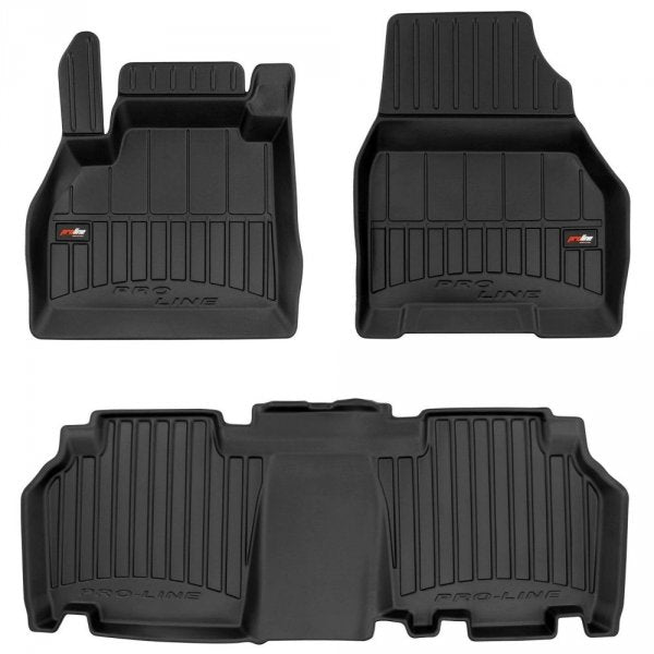 Frogum 3D Premium gulvmatter til Mercedes Citan MPV (2012-2021) – TPE med 60 mm sidekant, svart