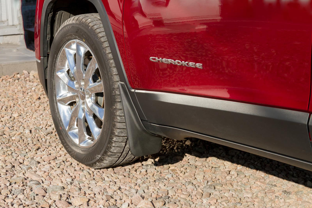 Ven-Tuning skvettlapp til Jeep CHEROKEE V – svart ABS-plast