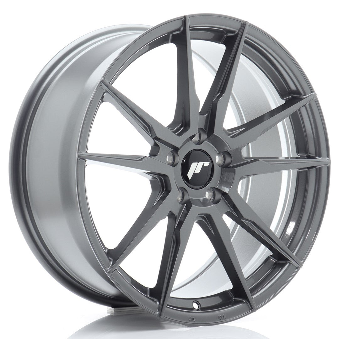 Felg JR Wheels JR21 19x8,5" Hyper Gray – sett forfra