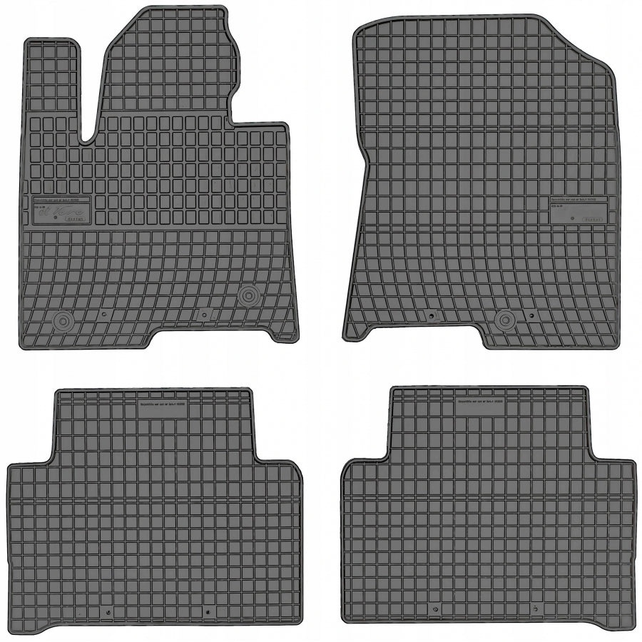 Frogum gummimatter til Kia Sorento IV Hybrid (2020-) – svart, 4-delers sett med 1 cm sidekant