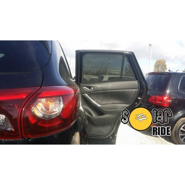 Solskjerm Mazda CX-5 I (2012-2017) (4 stk) - sett forfra