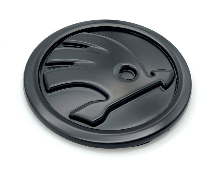 Emblem Skoda Monte Carlo Matt Black Karoq > Panser - sett forfra