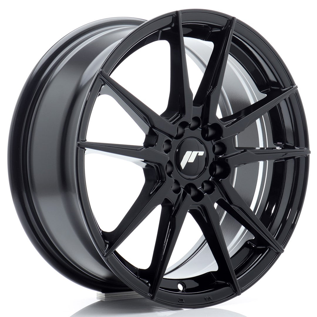 Felg JR Wheels JR21 17x7" Black – sett forfra