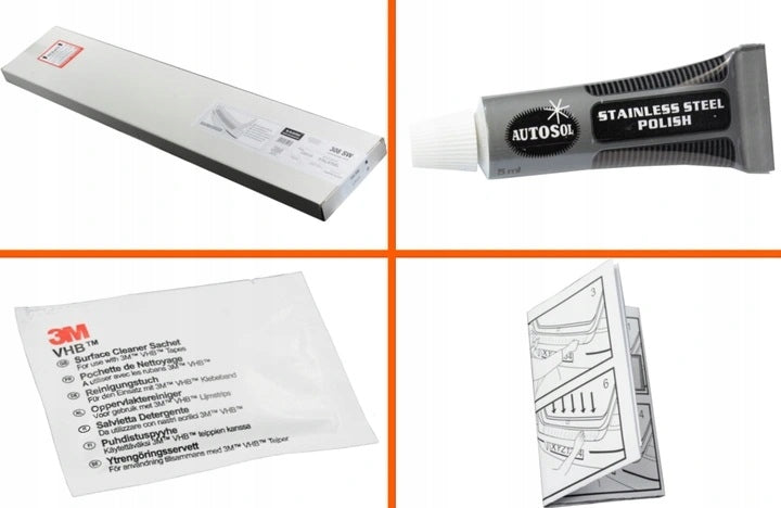 Bakfangerbeskytter Honda Civic IX hatchback (facelift) (2015-2016) – Rustfritt stål - nærbilde