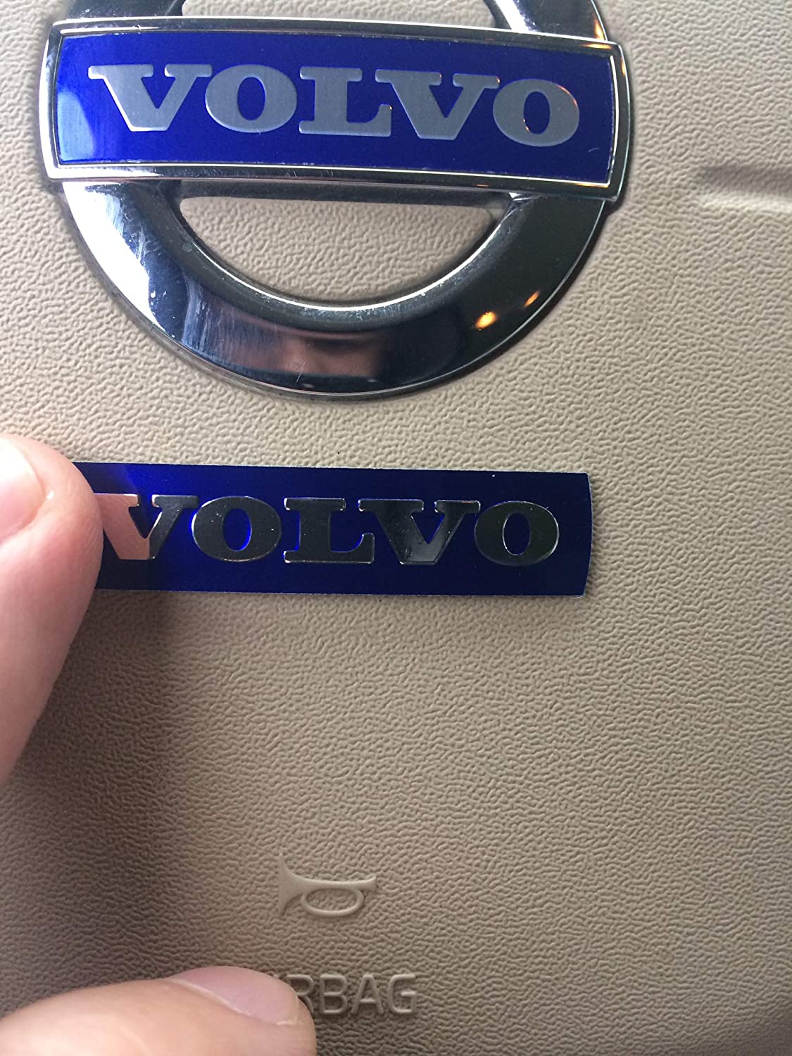 Emblem Volvo ratt - sett bakfra