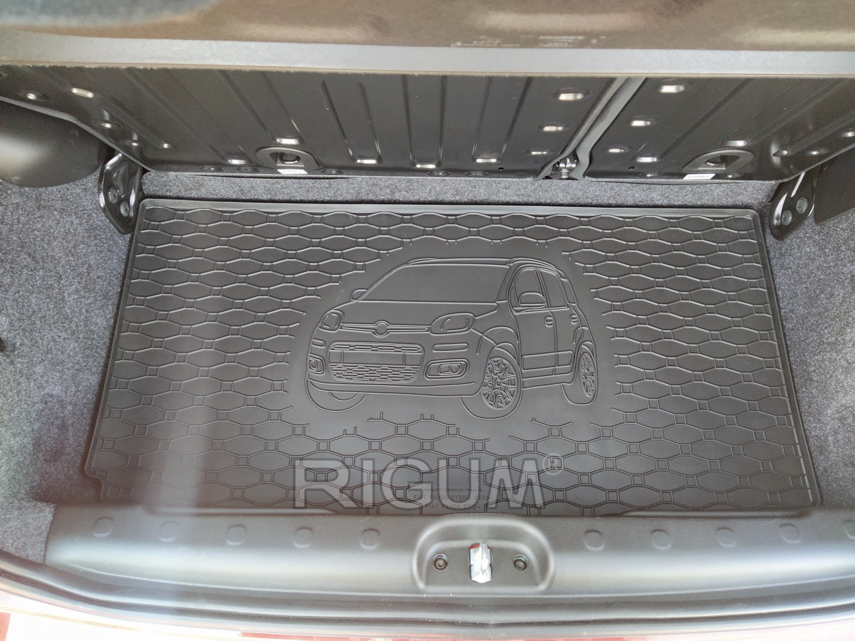 Rigum bagasjeromsmatte til Fiat Panda III – med 10 mm sidekant