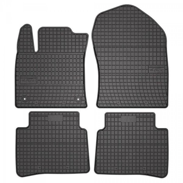 Frogum gummimatter til Toyota Prius XW50 (2015-2023) – svart, 4-delers sett med 1 cm sidekant, TÜV-godkjent