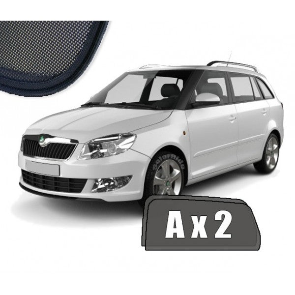 Sr solskjerm i akryl til Skoda Fabia (STV) II, vindavviser og regnbeskyttelse