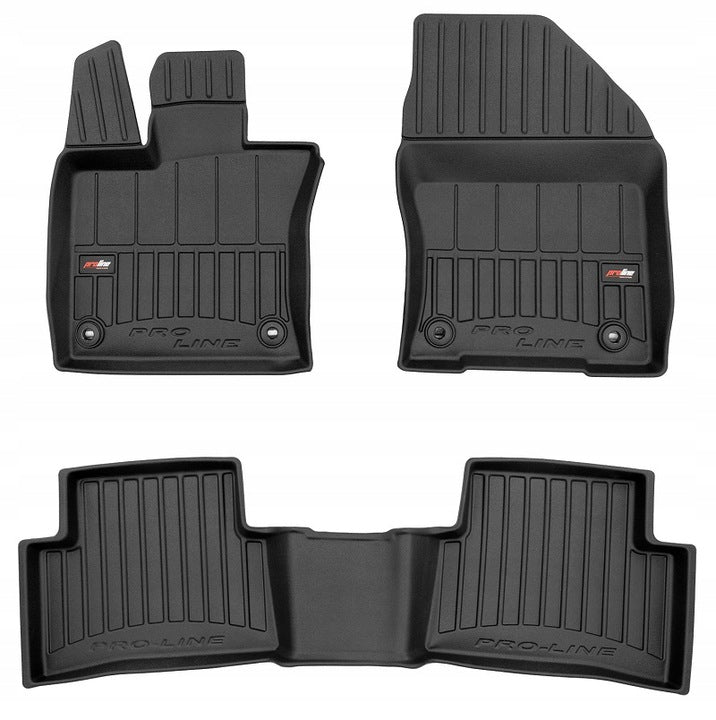 Frogum 3D Premium TPE-gulvmatter til Lexus UX 250H 2018– – svart med 60 mm sidekant